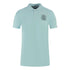 Aquascutum Branded Sleeve Light Blue Polo Shirt