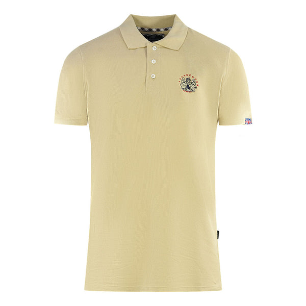 Aquascutum London Crest Beige Polo Shirt