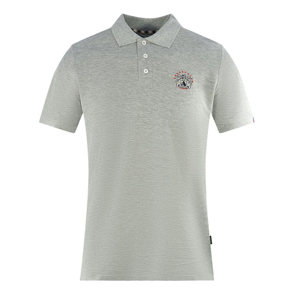 Aquascutum London Crest Grey Polo Shirt