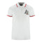 Aquascutum Aq 1851 Embroidered Tipped White Polo Shirt
