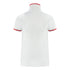 Aquascutum Aq 1851 Embroidered Tipped White Polo Shirt