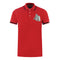 Aquascutum Aq 1851 Embroidered Tipped Red Polo Shirt