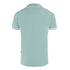 Aquascutum Aq 1851 Embroidered Tipped Light Blue Polo Shirt