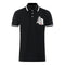 Aquascutum Aq 1851 Embroidered Tipped Black Polo Shirt