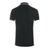 Aquascutum Aq 1851 Embroidered Tipped Black Polo Shirt