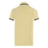 Aquascutum London Embroidered Badge Beige Polo Shirt
