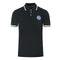 Aquascutum London Embroidered Badge Black Polo Shirt