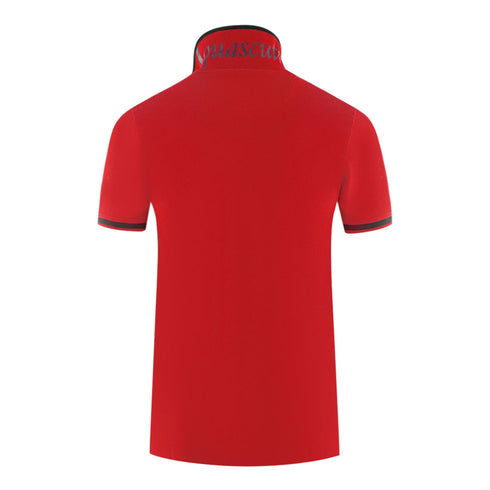 Aquascutum Tipped Aldis Red Polo Shirt