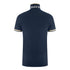 Aquascutum Tipped Aldis Navy Blue Polo Shirt