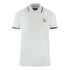 Aquascutum Embossed A Tipped White Polo Shirt