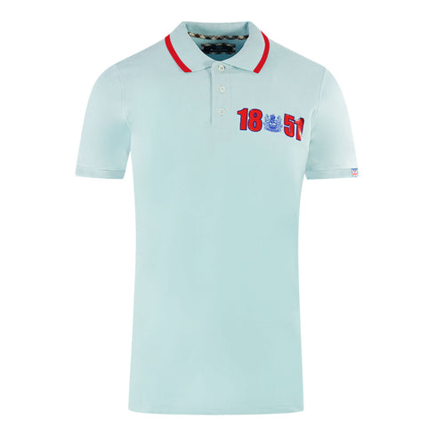 Aquascutum London 1851 Light Blue Polo Shirt 1