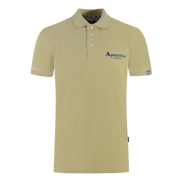 Aquascutum London 1851 Beige Polo Shirt