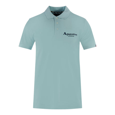 Aquascutum London 1851 Light Blue Polo Shirt - Style Centre Wholesale