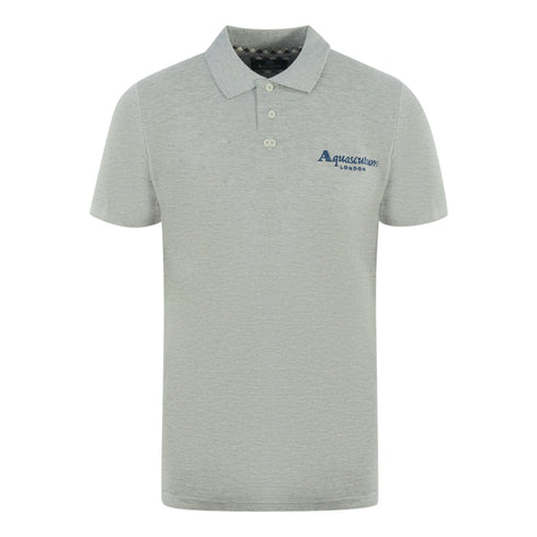 Aquascutum London 1851 Grey Polo Shirt