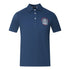 Aquascutum Aldis London Logo Blue Polo Shirt