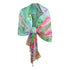 Inoa Palm Leaves 1948 Multicoloured Long Rectangular Scarf