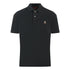 Parajumpers Patch Polo Patch Logo Black Polo Shirt