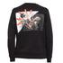 Neil Barrett Zeus Rider Black SSweatshirt PBJS513S548S 1122