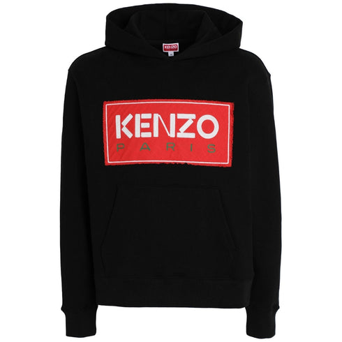 Kenzo Box Logo Black Hoodie - Style Centre Wholesale