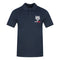 Philipp Plein Sport Block Chest Logo Navy Blue Polo Shirt PIPS1207 85
