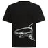 Palm Angels Broken Shark Design Black T Shirt