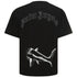 Palm Angels Broken Shark Design Black T Shirt