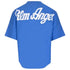 Palm Angels Marine Logo Oversized Blue T Shirt