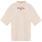 Palm Angels California Logo Oversized Fit Beige T Shirt