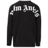 Palm Angels Classic Logo Long Sleeve Black T Shirt