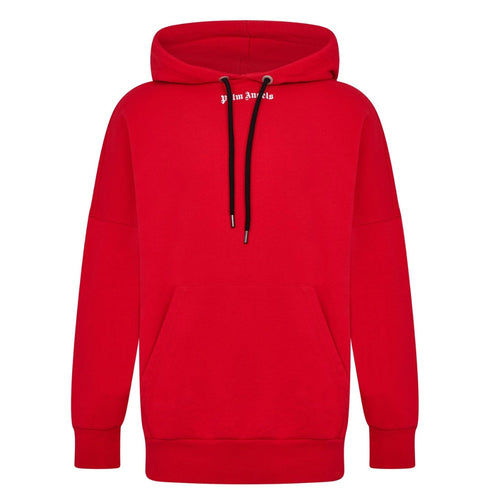 Palm Angels Classic Logo Red Hoodie