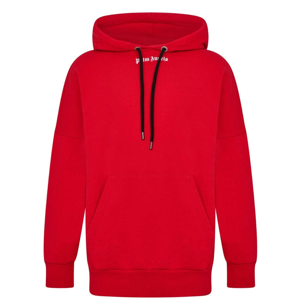 Palm Angels Classic Logo Red Hoodie