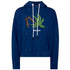 Palm Angels Broken Palm Tree Blue Hoodie PMBB058SS22FLE01755