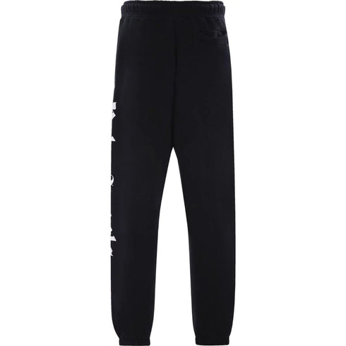 Palm Angels Branded Logo Black Sweatpants