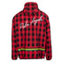 Palm Angels Buffalo Check Windbreaker Red Jacket - Nova Clothing