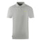 Aquascutum Brand Logo Plain Grey Polo Shirt
