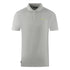 Aquascutum Brand Logo Plain Grey Polo Shirt