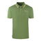 Aquascutum Twin Tipped Collar Brand Logo Army Green Polo Shirt Po002 06 - Style Centre Wholesale