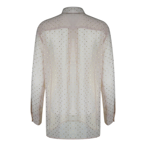 Inoa Poly Georget Pink Long Sleeve Shirt