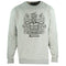 Aquascutum Large Crest Crew Neck Grey Sweatshirt
