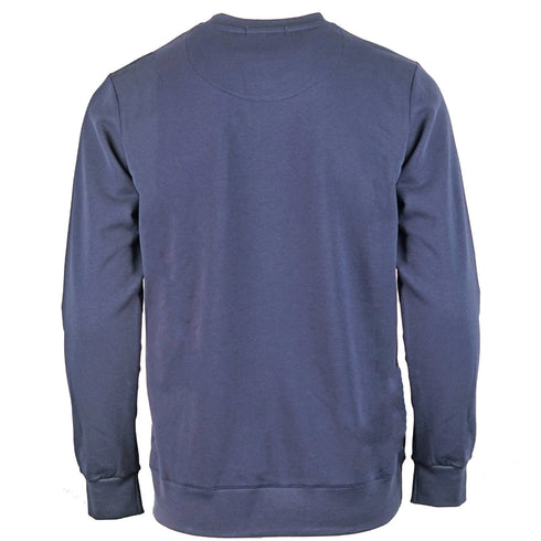Aquascutum Waterfield Logo Navy Sweatshirt