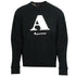 Aquascutum "A" Logo Black Sweatshirt QMF003L0 02