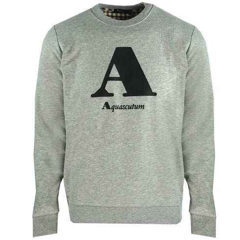 Aquascutum A Logo Grey Sweatshirt