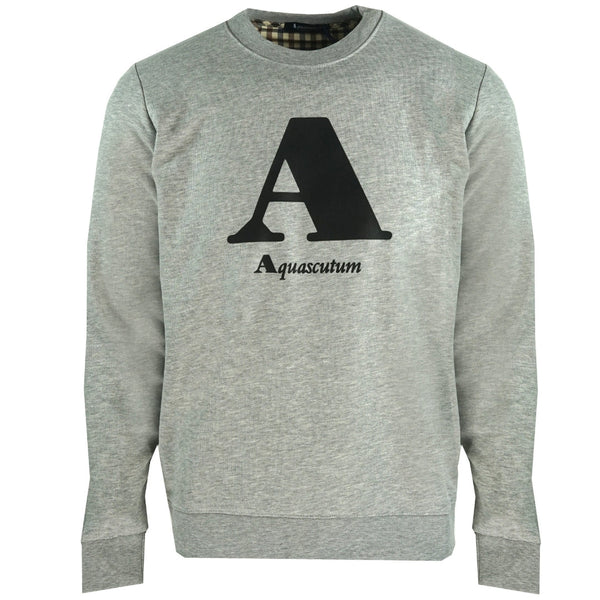 Aquascutum A Logo Grey Sweatshirt