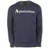 Aquascutum Box Logo Navy Sweatshirt