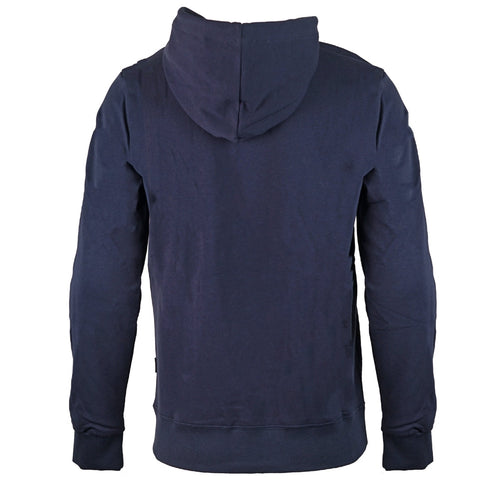 Aquascutum Aldis Logo Navy Hoodie