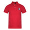Aquascutum Check A Logo Red Polo Shirt