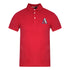 Aquascutum Check A Logo Red Polo Shirt