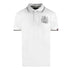 Aquascutum Aldis Crest Logo White Polo Shirt