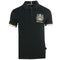 Aquascutum Aldis Crest Logo Black Polo Shirt QMP023 02