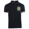 Aquascutum Aldis Crest Logo Navy Polo Shirt QMP023 03